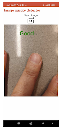 Image assessment prototype